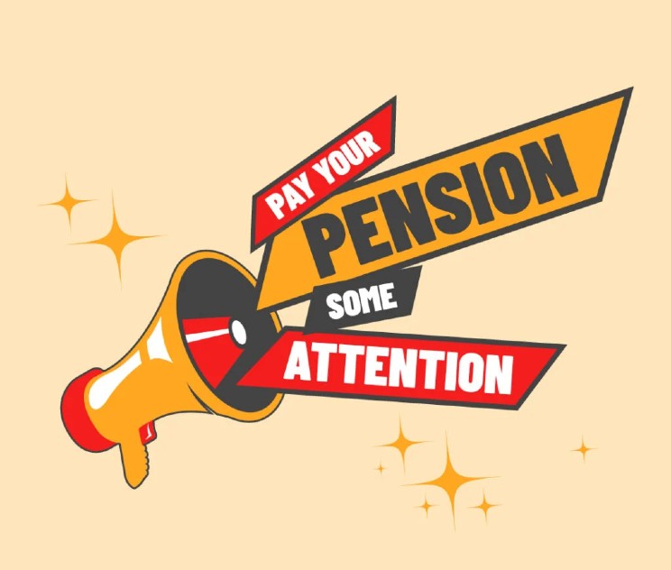 #PensionAttention campaign logo #PensionAttention campaign logo