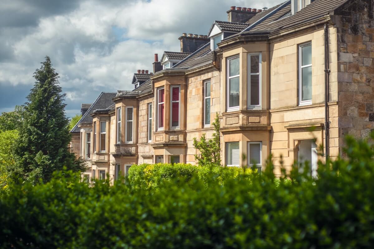 Row of terraced houses Row of terraced houses