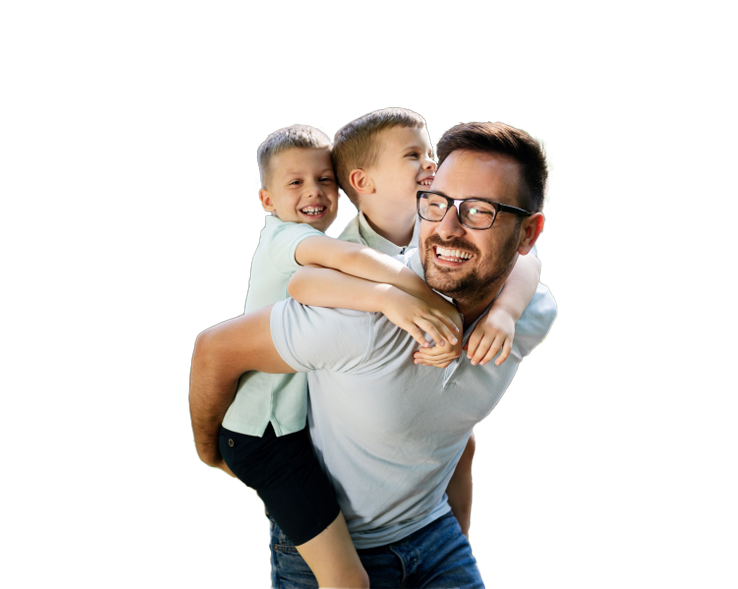 Father with sons