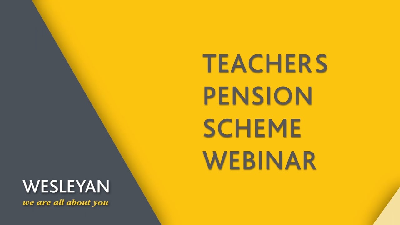 Teachers Pension Scheme webinar thumbnail